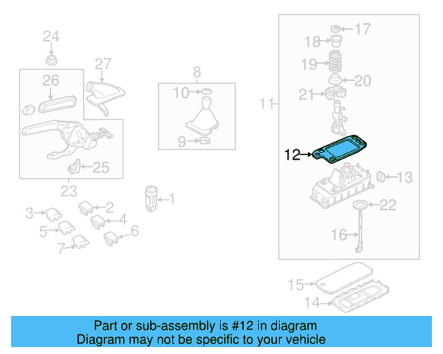 Gasket 1K0-711-267-B - View 15