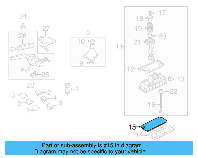 Gasket 1K0-711-267-B - View 18