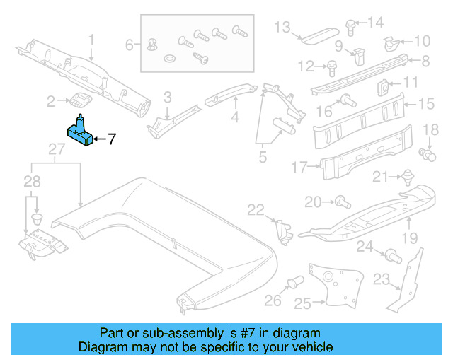 Key 8P7-825-381-A - View 4