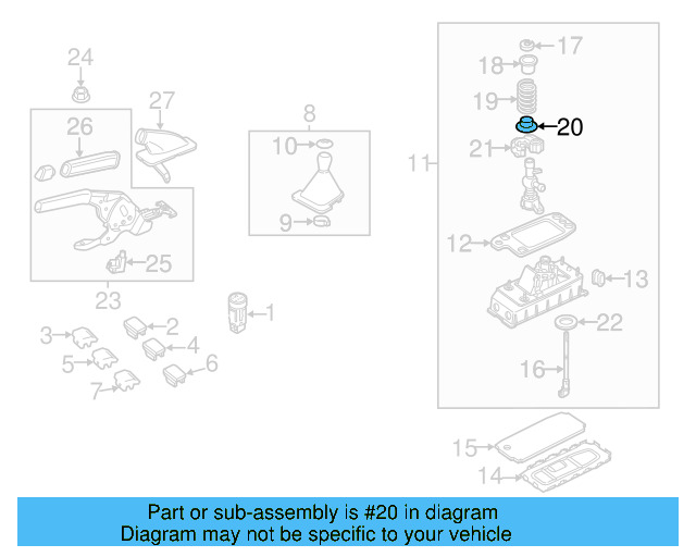 Lever Assembly Lower Bushing 1K0-711-067-C - View 10