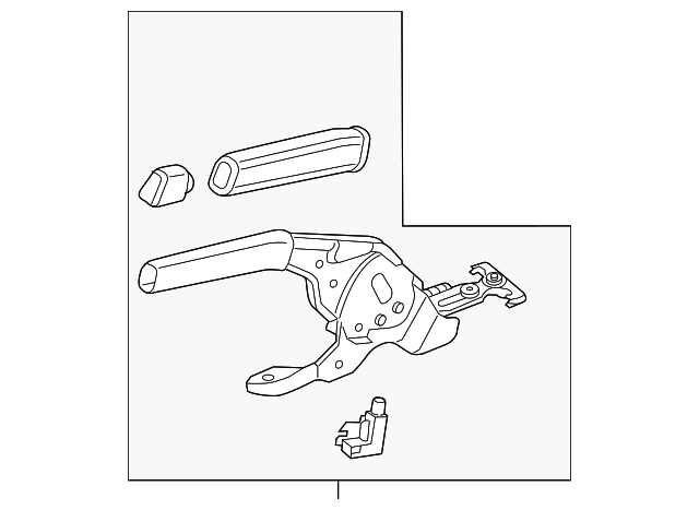 Parking Brake Control 561-711-303-AE-TLL - View 2