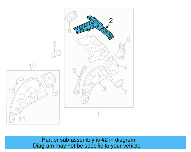Pillar Reinforced 5G4-809-124