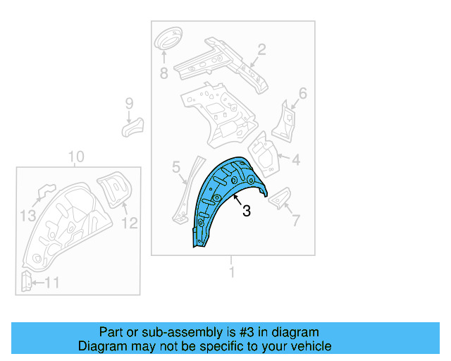 Outer Wheelhouse 5G6-809-411