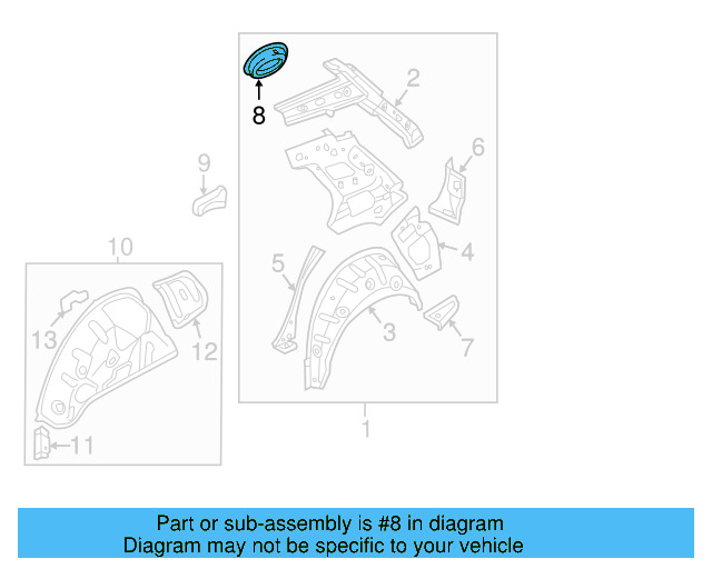 Filler Plate 5G6-813-393-A - View 5