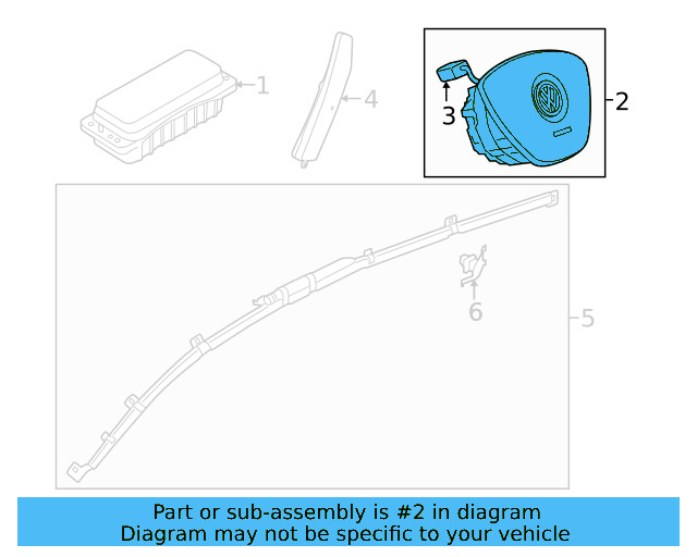 Driver Air Bag 5GM-880-201-C-81U - View 6