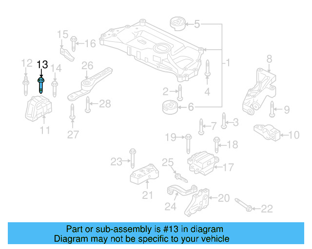 Gear Assembly Mount Bolt N-105-524-02 - View 33