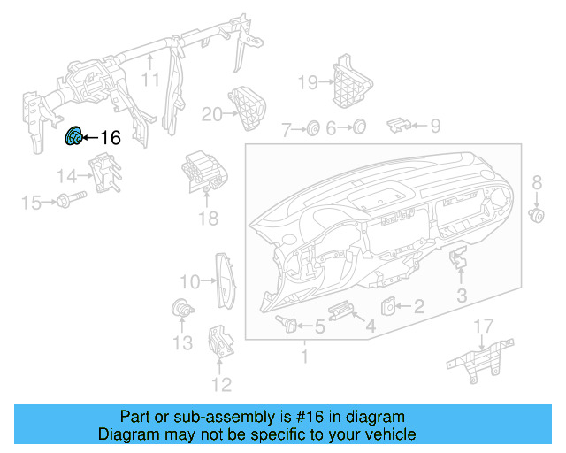 Instrument Panel U N-906-988-01 - View 69