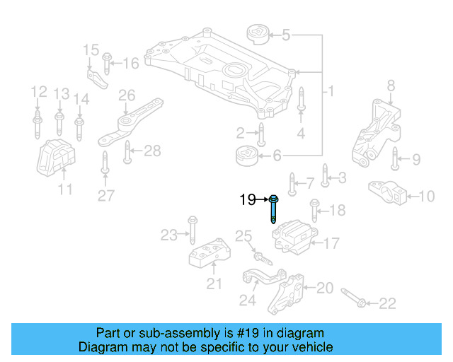 Gear Assembly Mount Bolt N-105-524-02 - View 91