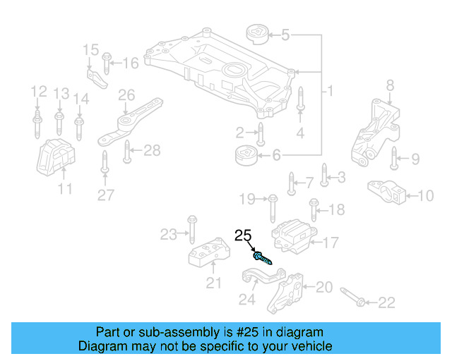 Support Brace Bolt N-101-424-04 - View 8
