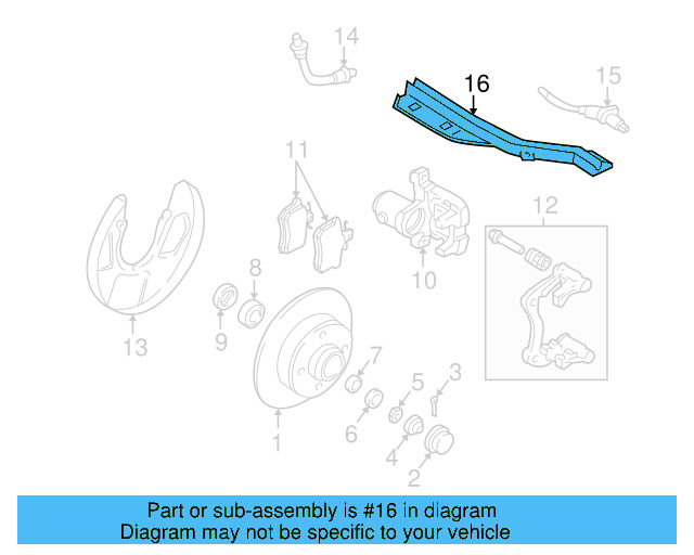Rear Sensor Guide 535-971-851-B - View 4