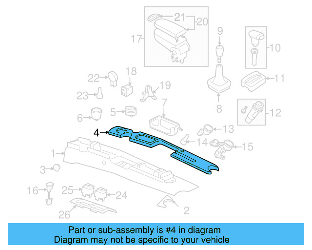 Trim Plate 1C0-864-364-AA-08H - View 9