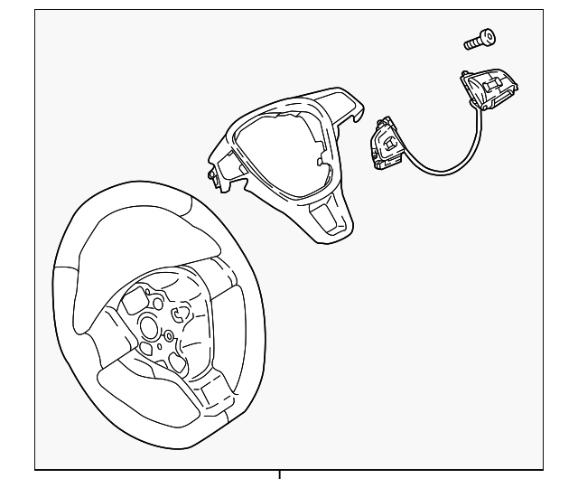 Steering Wheel 5NN-419-091-BQ-CPU