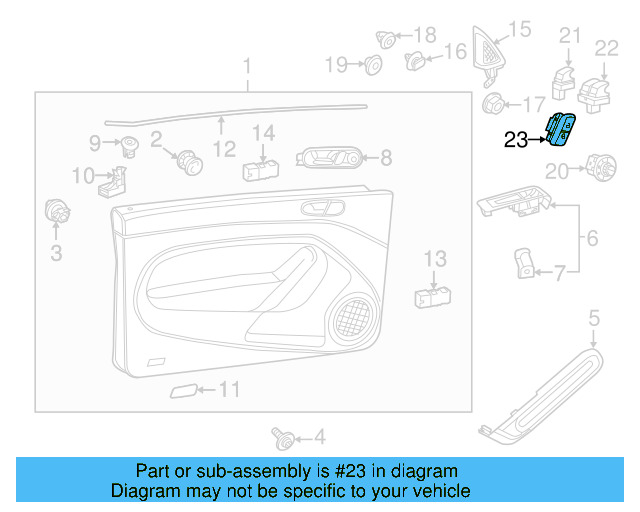 Lock Switch 5C5-962-126-WHS - View 5