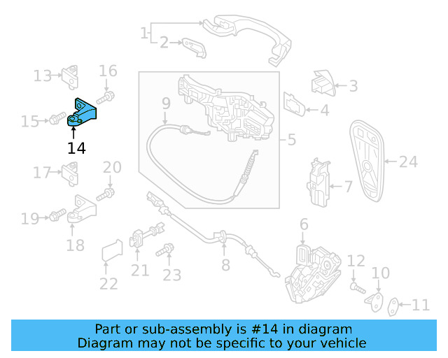 Upper Hinge 8X0-831-404-E - View 19