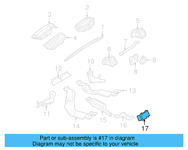 Rear Duct 1K0-864-255-C - View 26