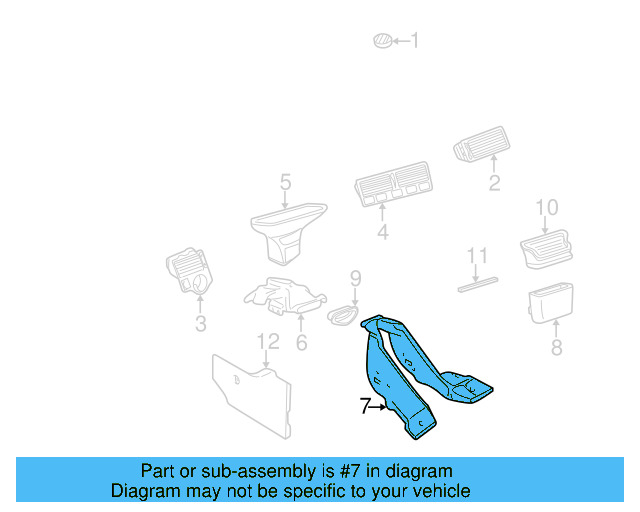 Duct 1J0-819-803-A - View 20