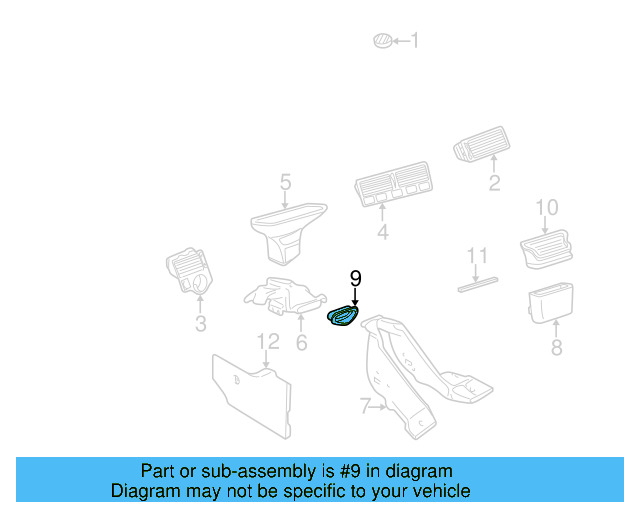 Duct Connector 1J0-815-825-A - View 24