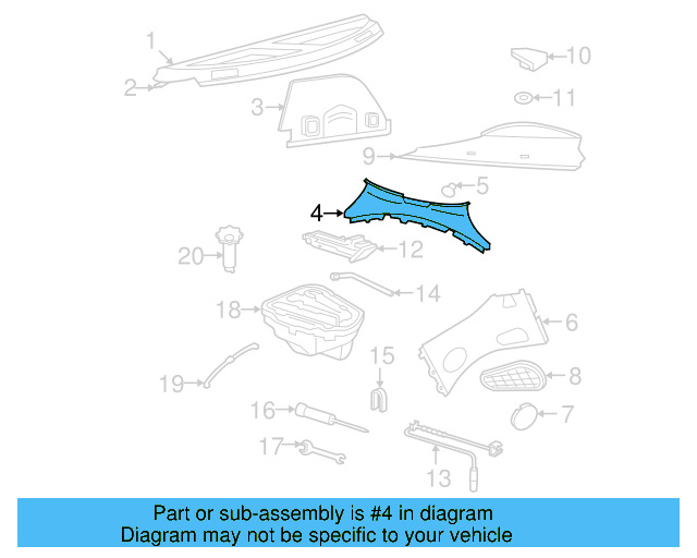 Body C 1C0-867-761-K-B41 - View 6