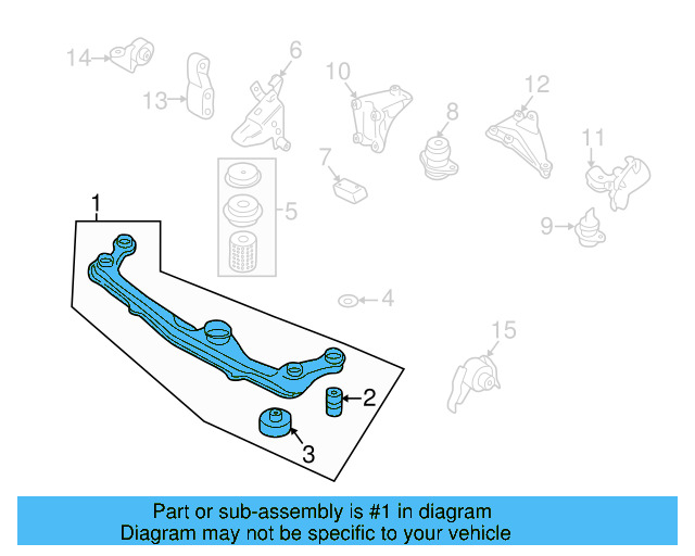 Engine Carrier 1H0199200P - View 3