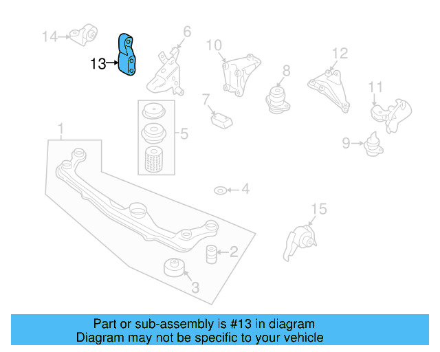 Mount Bracket 1H0-199-354-K - View 3