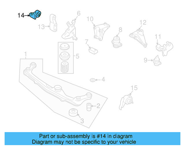 Mount Support Mount 1E0-199-732-B - View 5