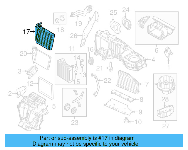 Heater Core 561-819-031-C - View 9