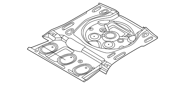 Rear Floor Pan 5QF-813-115-C - View 2