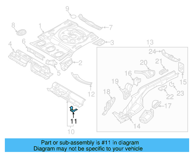 Rear Cross 5QF-813-695 - View 3