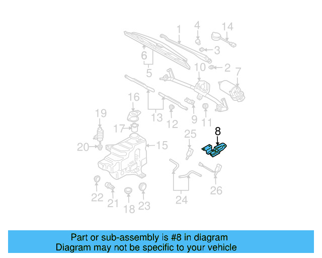 Wiper Motor Bracket 1J1-955-634-A - View 4