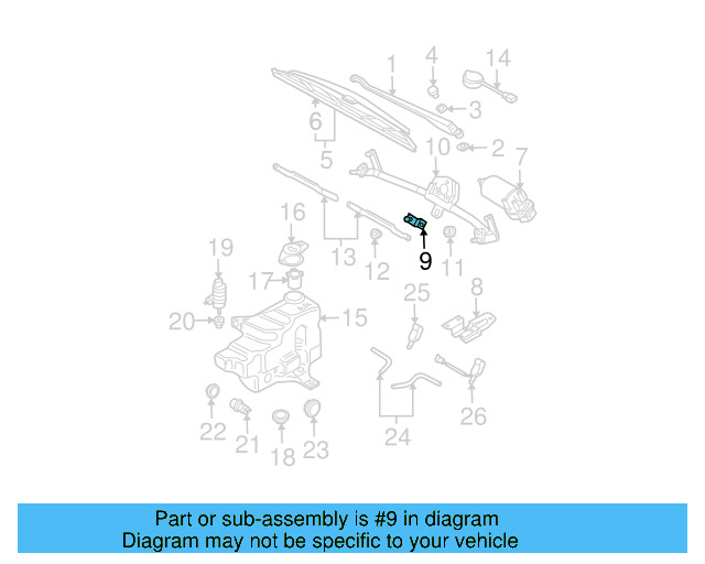 Wiper Frame Grommet 701-955-754 - View 22