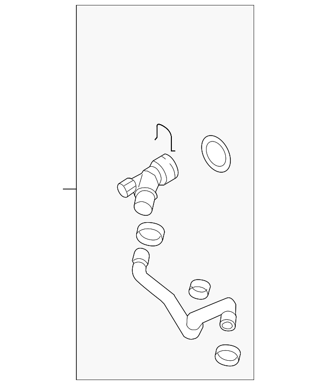 Lower Hose 1C0-122-051-Q - View 11