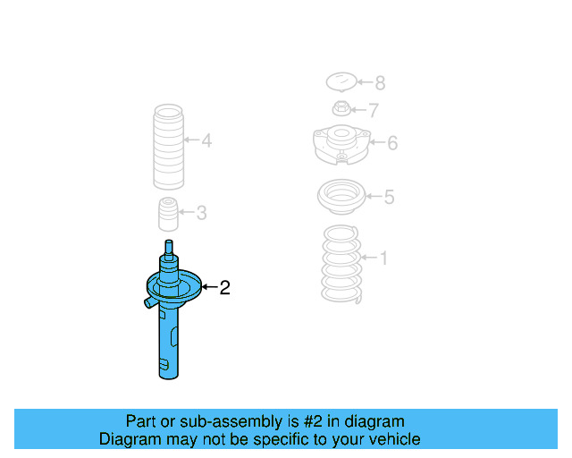 Coil Spring 1J0-411-105-BK - View 10
