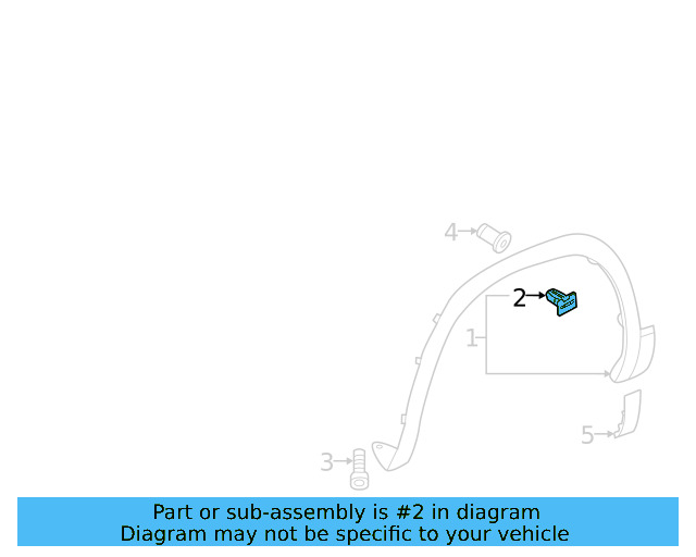 Wheel Opening Molding Clip WHT-008-801 - View 11