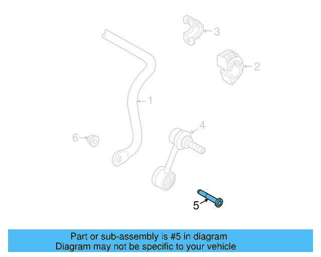 Stabilizer Link Bolt WHT-000-226 - View 12