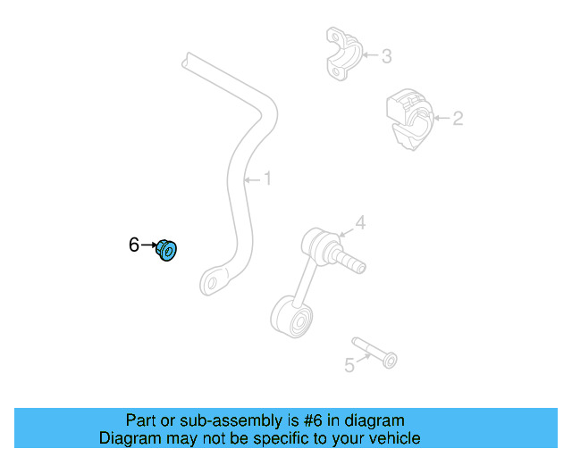 Stabilizer Link Nut N-102-861-11 - View 7