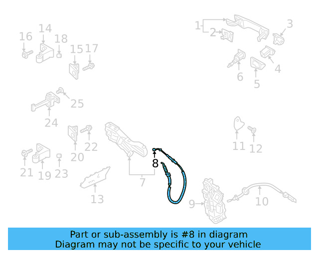 Opener Cable 17A-837-085 - View 11