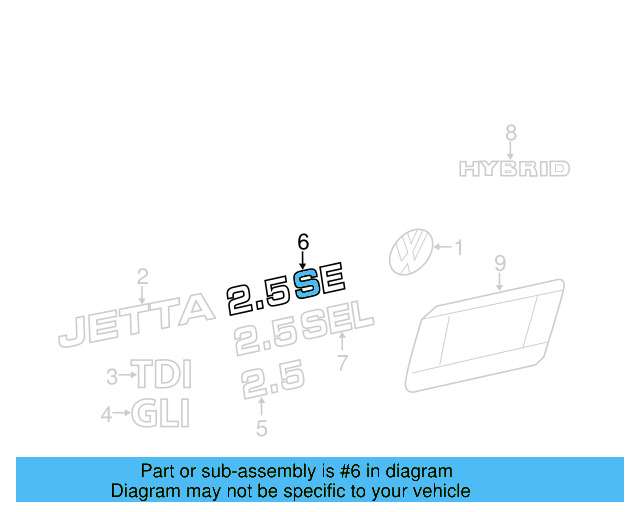 Hatch Emblem 17A-853-687-2ZZ - View 40