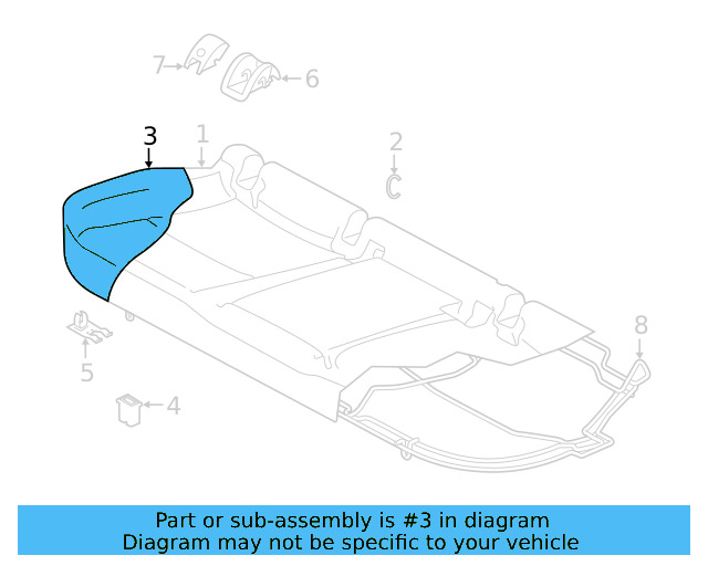 Seat Cushion Pad 17A-885-375-F