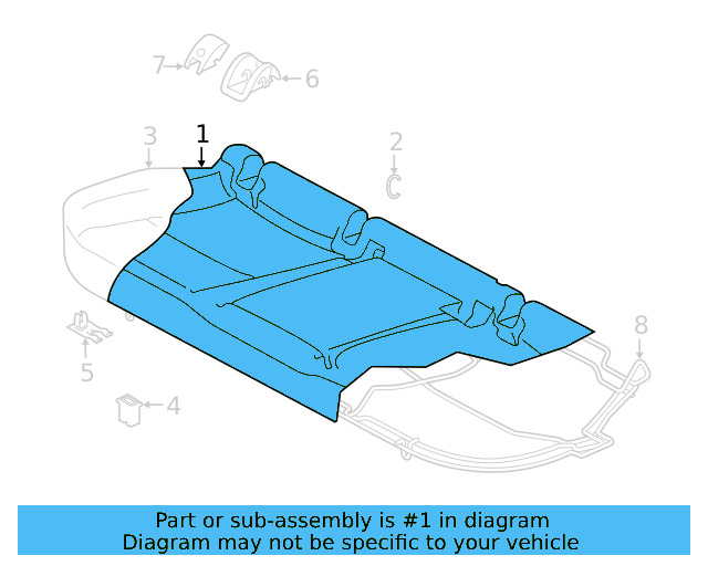 Seat Cover 17A-881-405-K-RBC - View 5