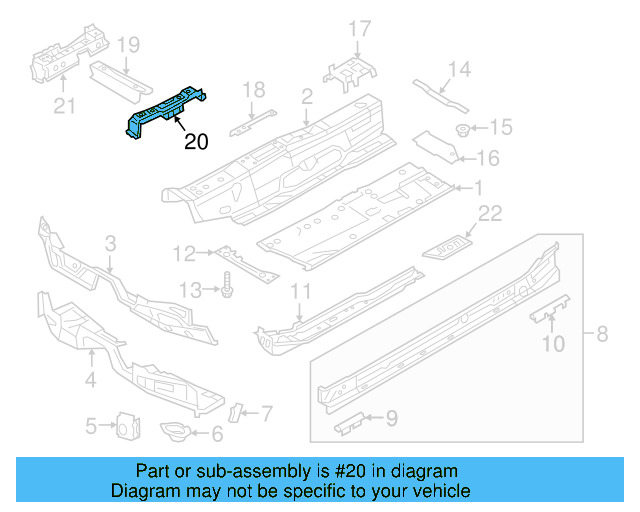 Outer Support 5Q0-802-570 - View 9