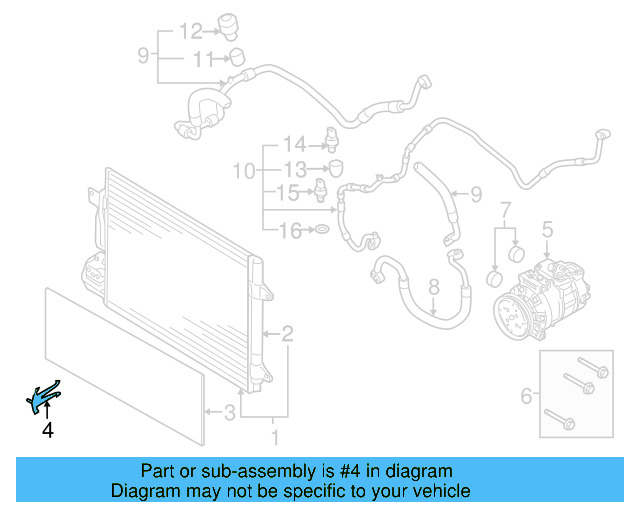 Grille Clip 3D0-867-646 - View 14