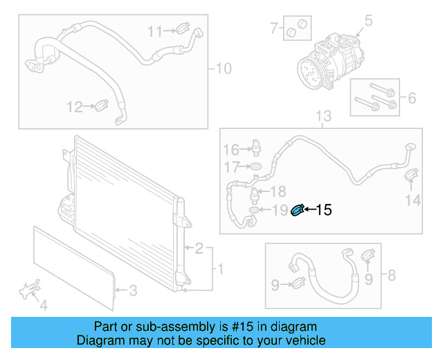 Pressure Sensor 1K0-959-126-E - View 51