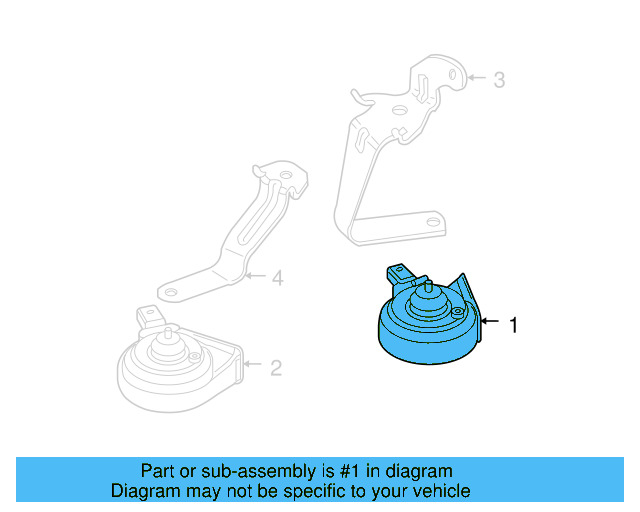 High Note Horn 3Q0-951-223-F - View 8