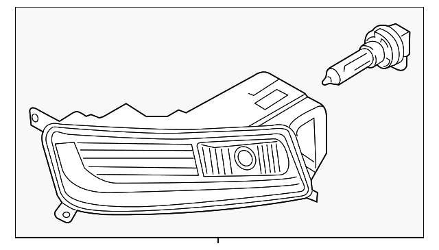 Fog Lamp Assembly 6C0-941-699 - View 2