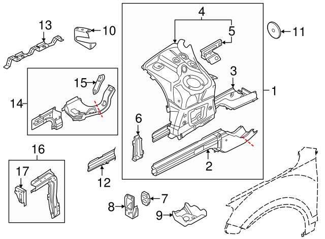 Front Support Support Bracket 7P6-806-636