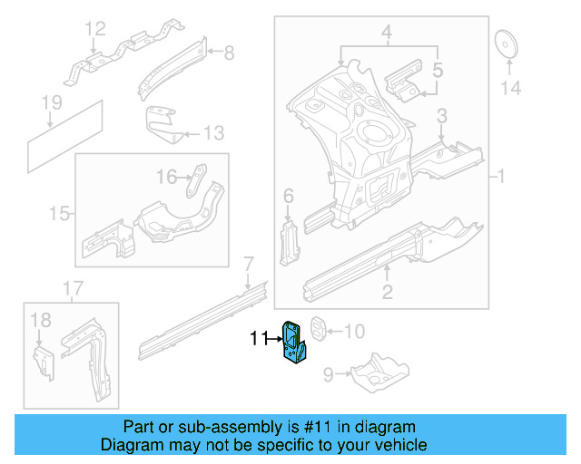 End Plate 7P6-819-683 - View 11