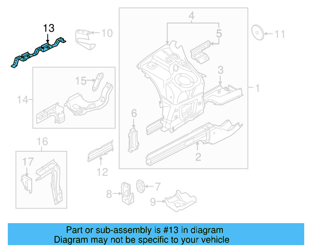 Rail Support 7P6-806-552 - View 12