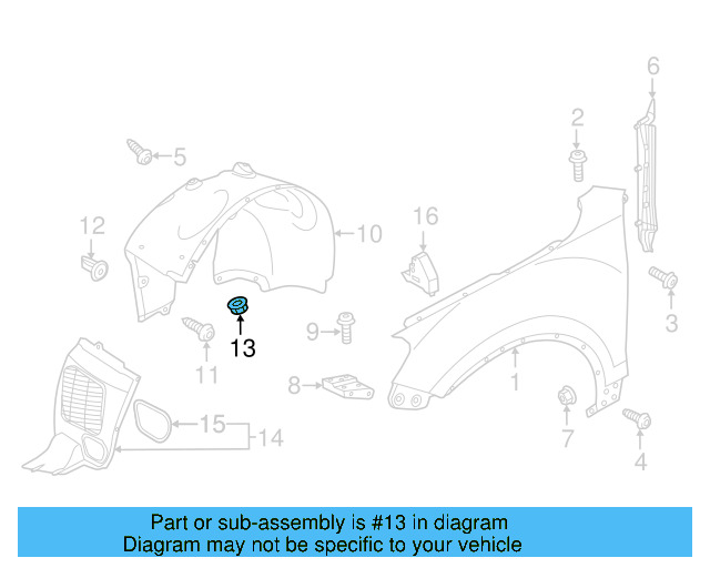 Mount Bracket Nut N-015-082-10 - View 83
