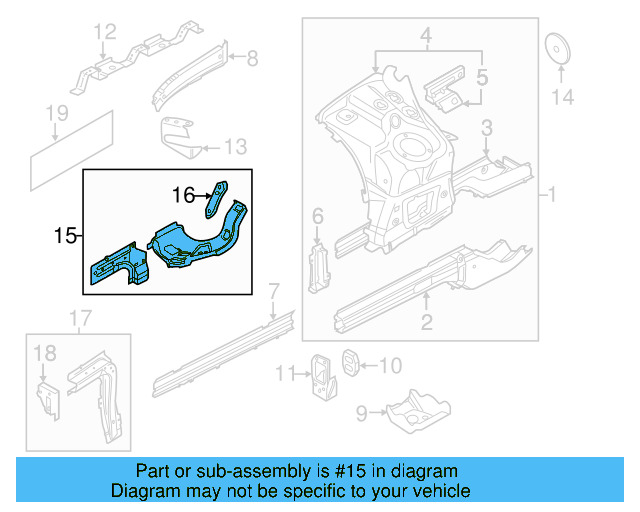 Front Mount Bracket 7P6-805-334 - View 6