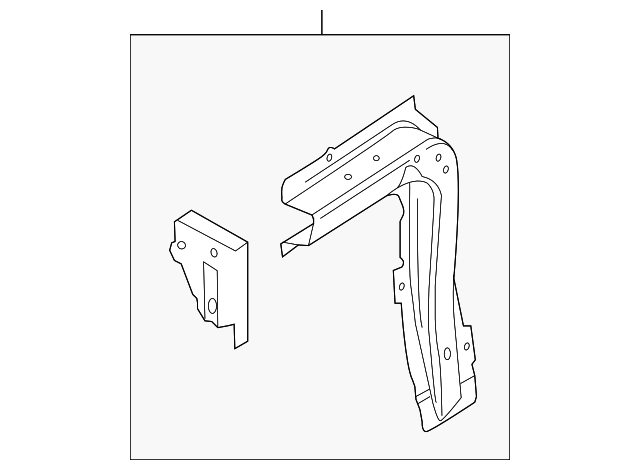 Front Support Support Bracket 7P6-806-635 - View 7